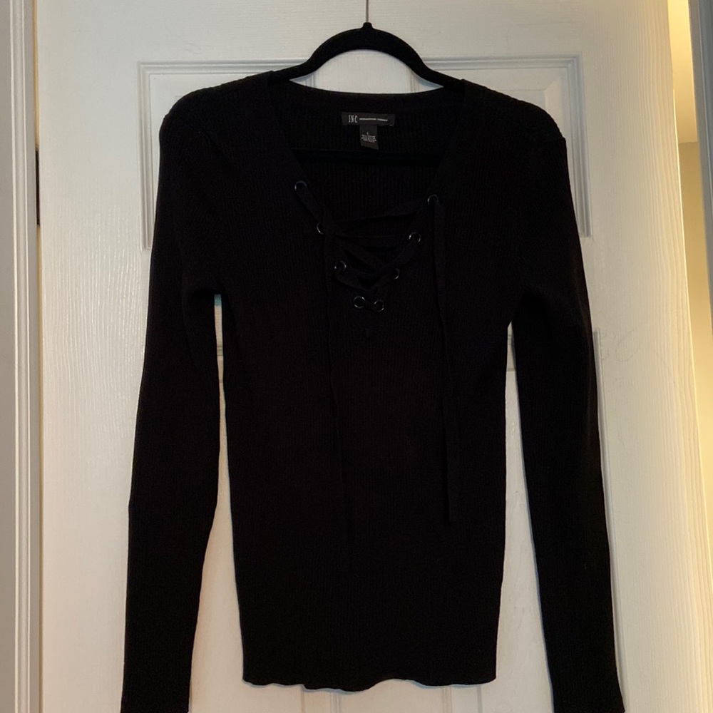 INC ribbed sweater